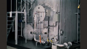 10頓水管鍋爐更改SUNRAY LGX-750低氮瓦斯燃燒機