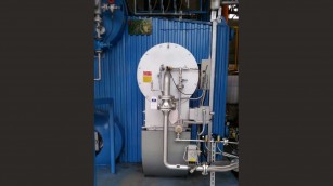 10頓水管鍋爐改SUNRAY LGX-450低氮瓦斯燃燒機